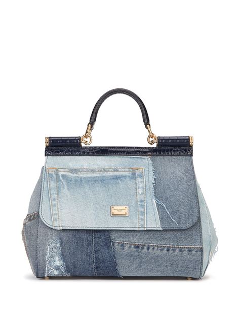 dolce and gabbana shoulder bag|dolce & gabbana denim bag.